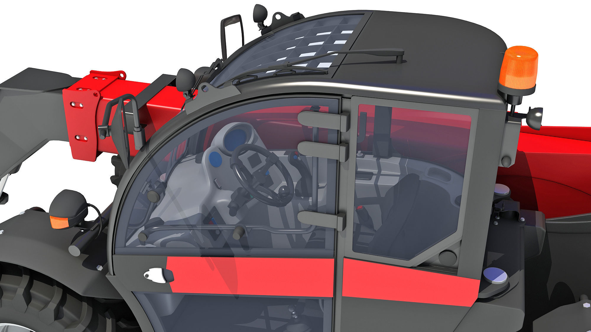 Telescopic Handler 3D model_13