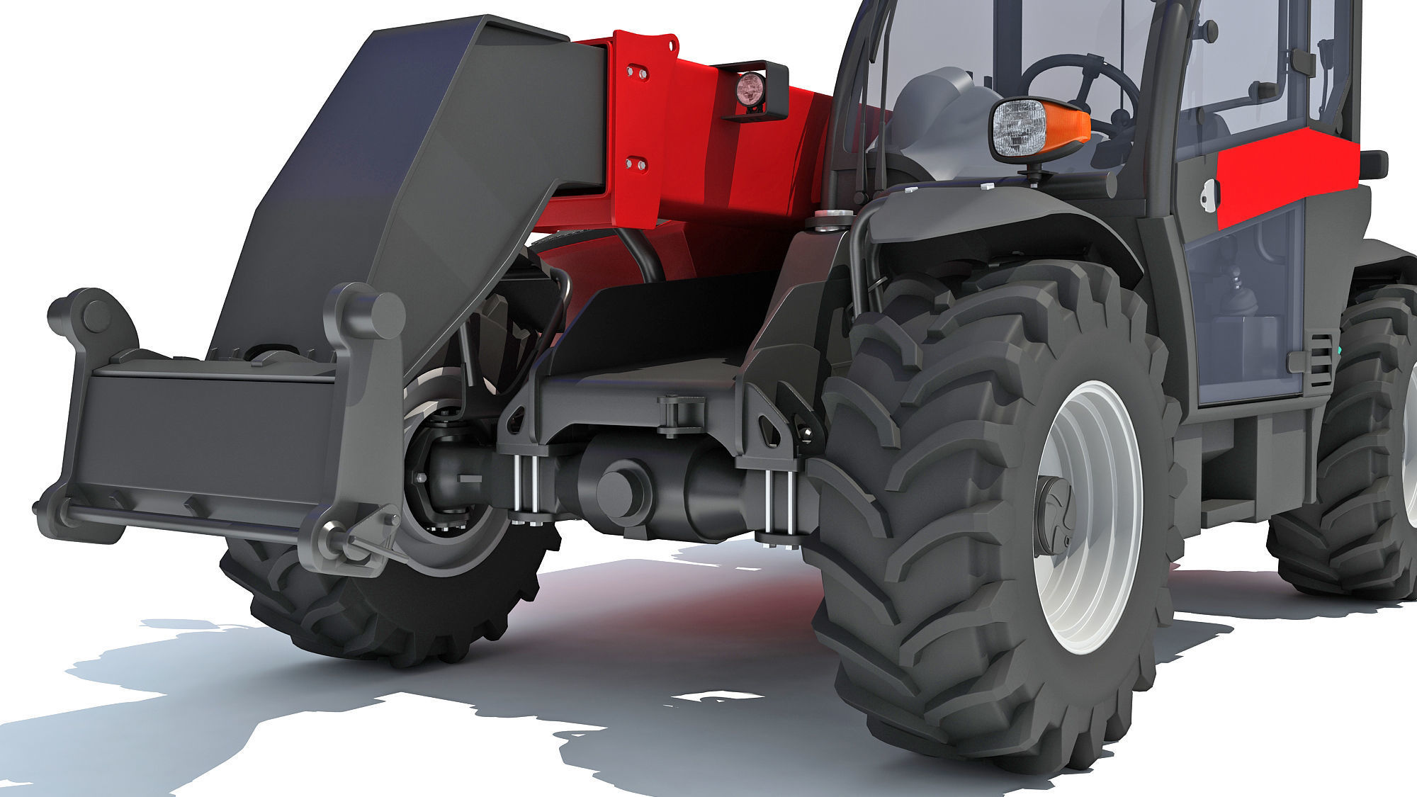 Telescopic Handler 3D model_12