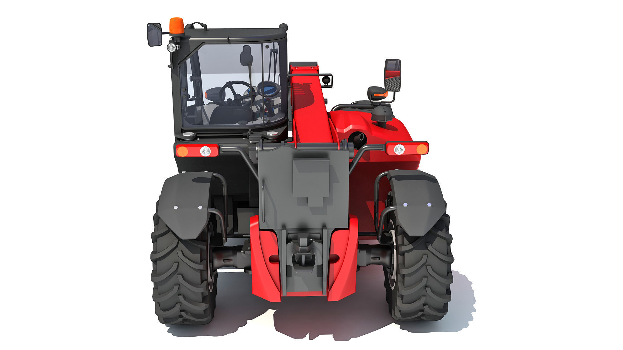 Telescopic Handler 3D model_4