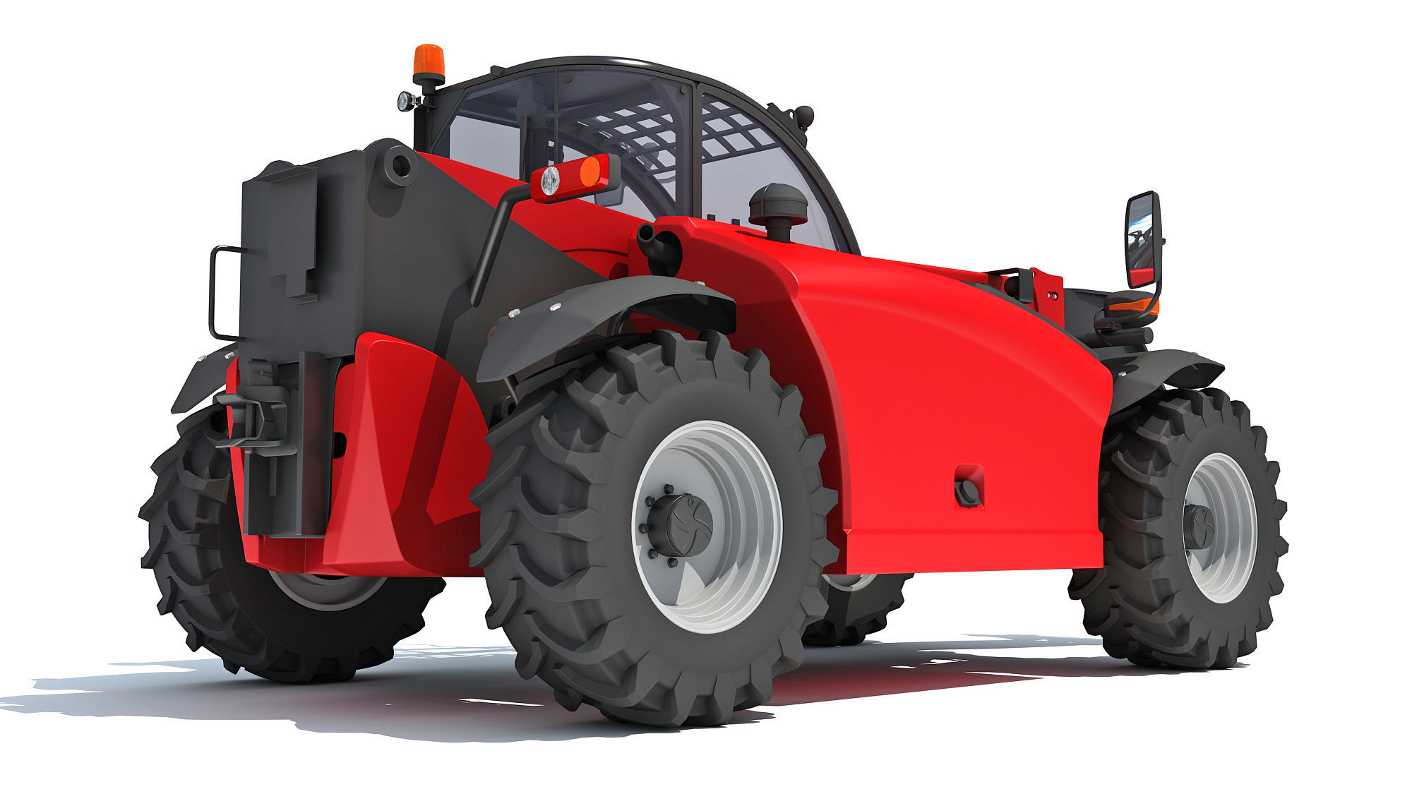 Telescopic Handler 3D model_7