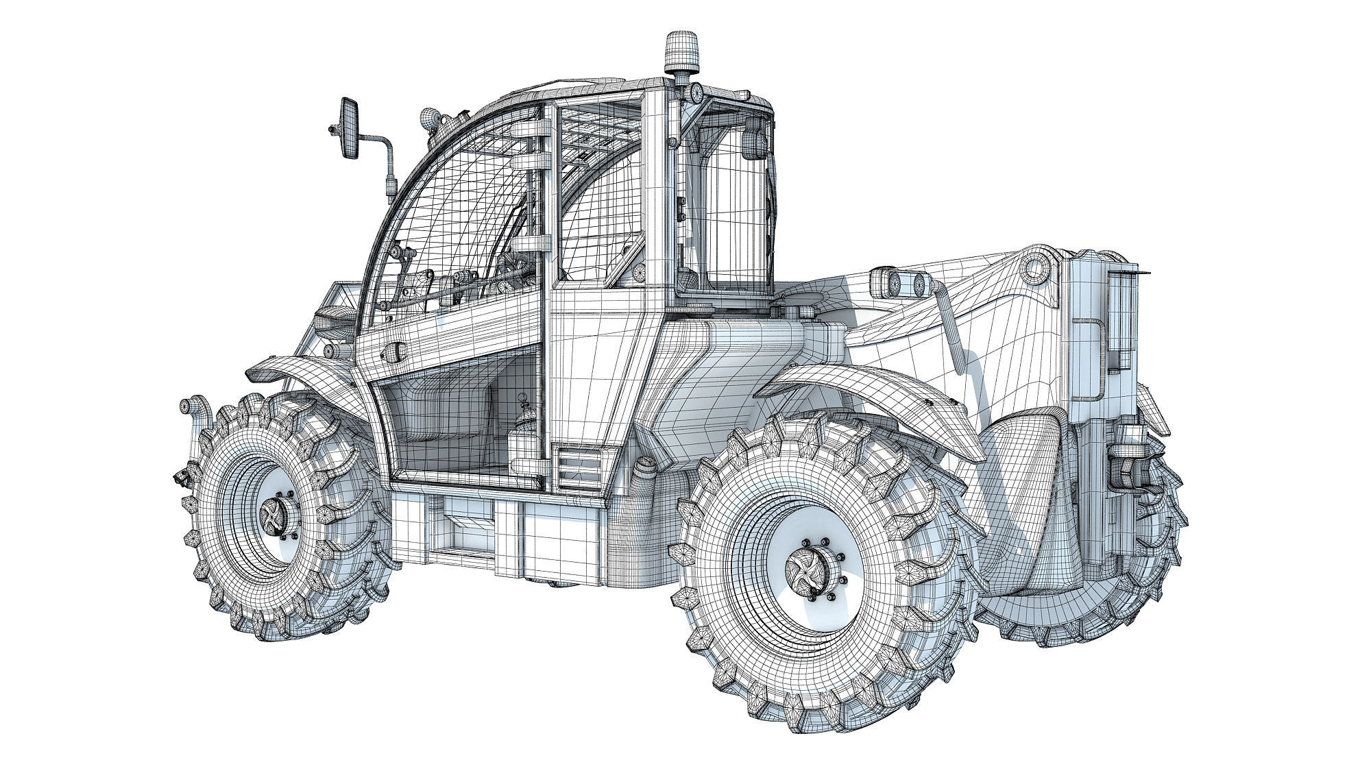 Telescopic Handler 3D model_15
