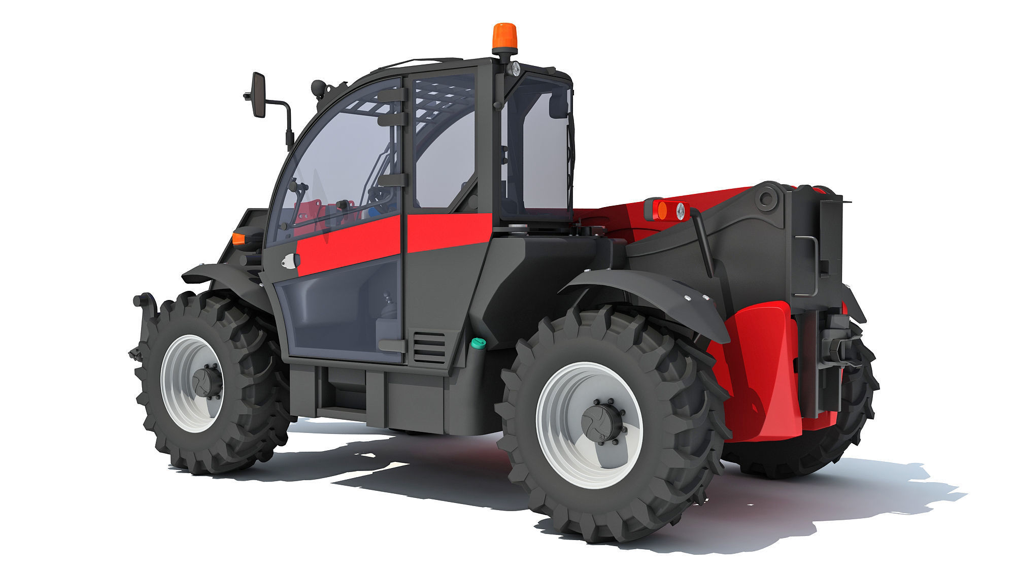Telescopic Handler 3D model_3