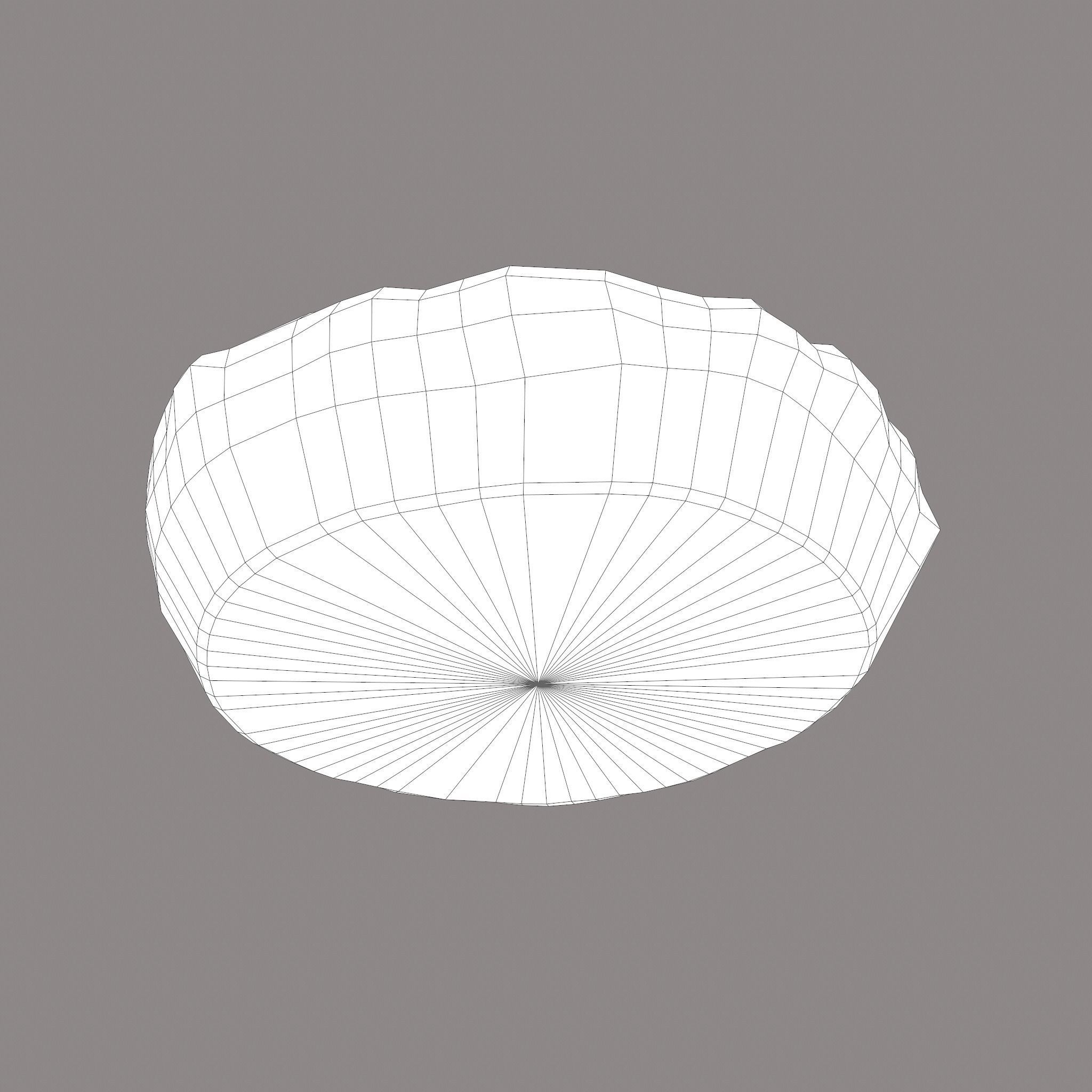 Medieval Style Cherry Pie Low-poly 3D model_30