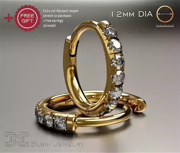 classic diamond hoop earrings delicate jewelry printable