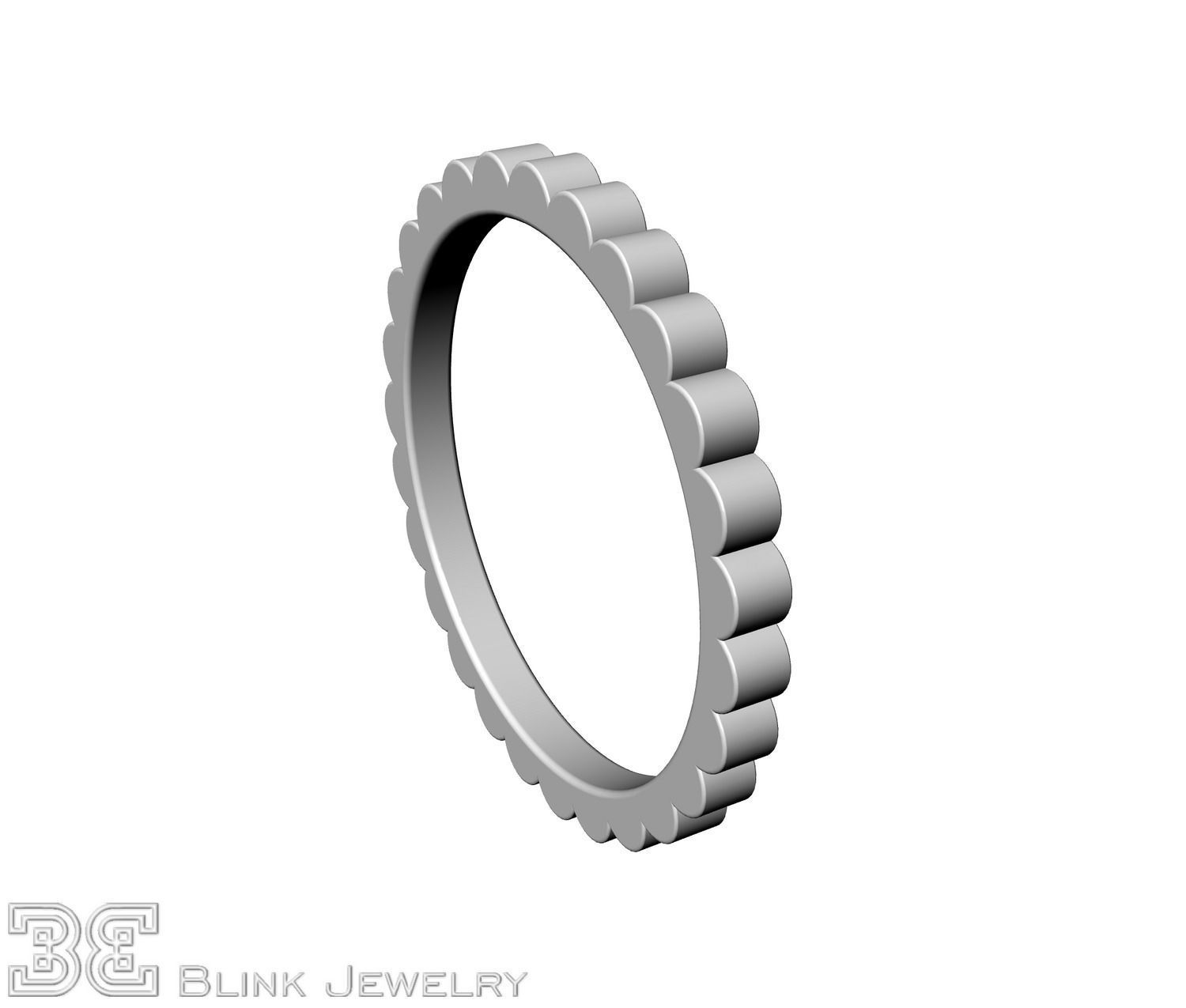 eternity ring thin stackable printable package 3D print model_17