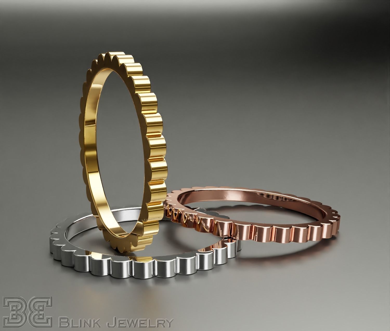 eternity ring thin stackable printable package 3D print model_9