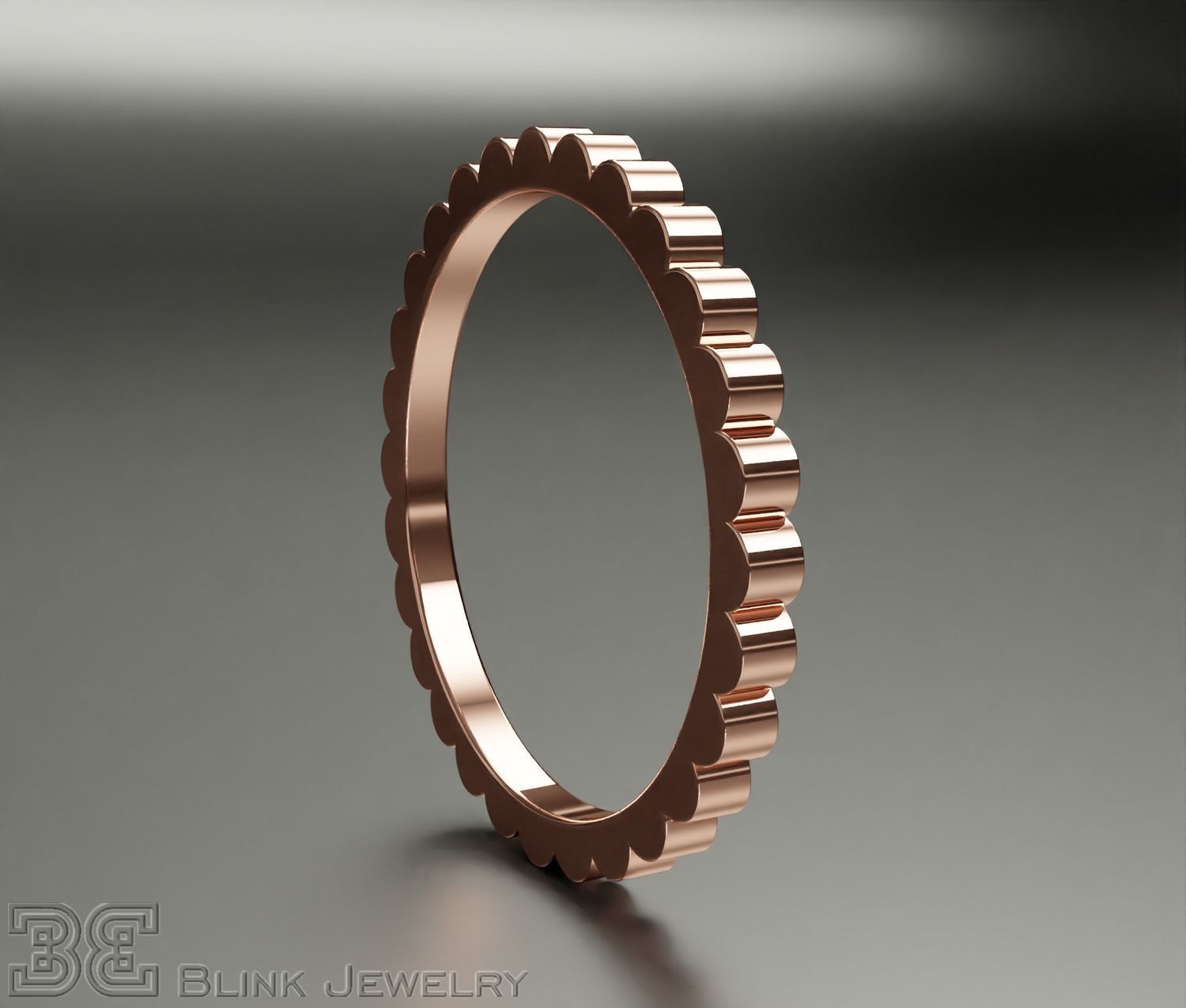 eternity ring thin stackable printable package 3D print model_11