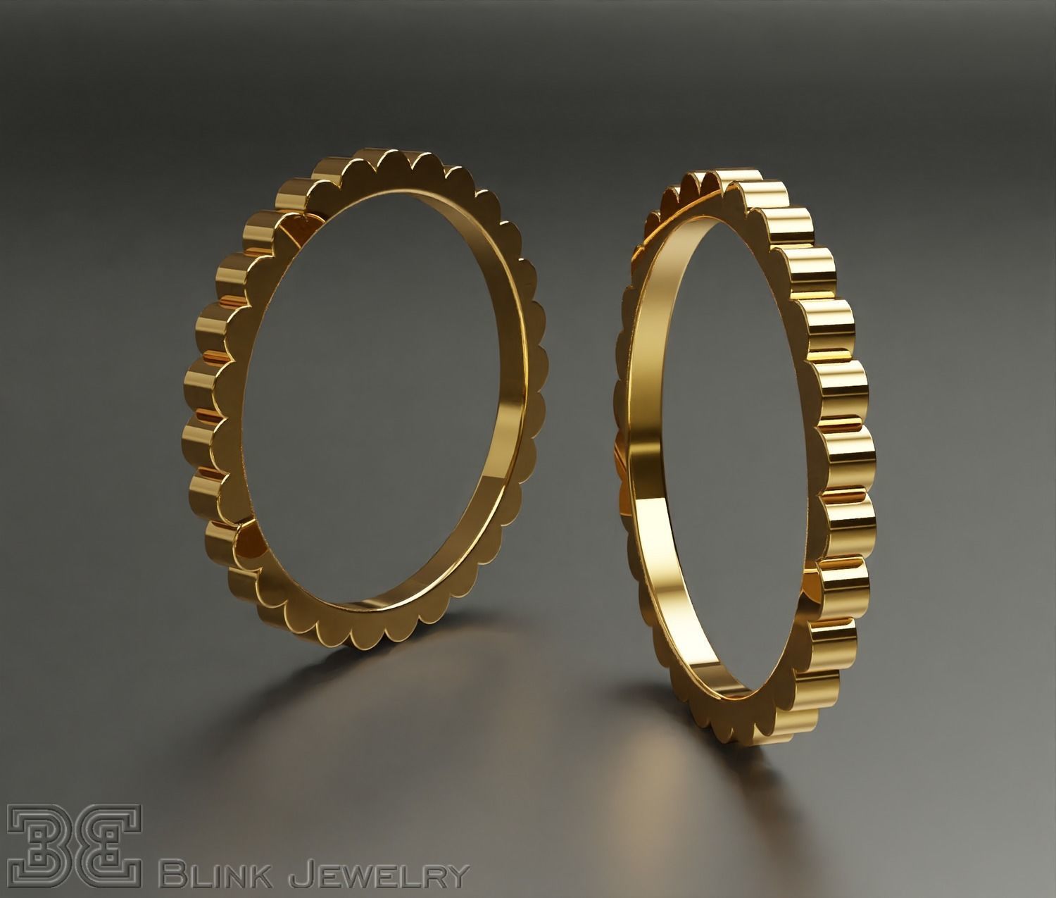 eternity ring thin stackable printable package 3D print model_12