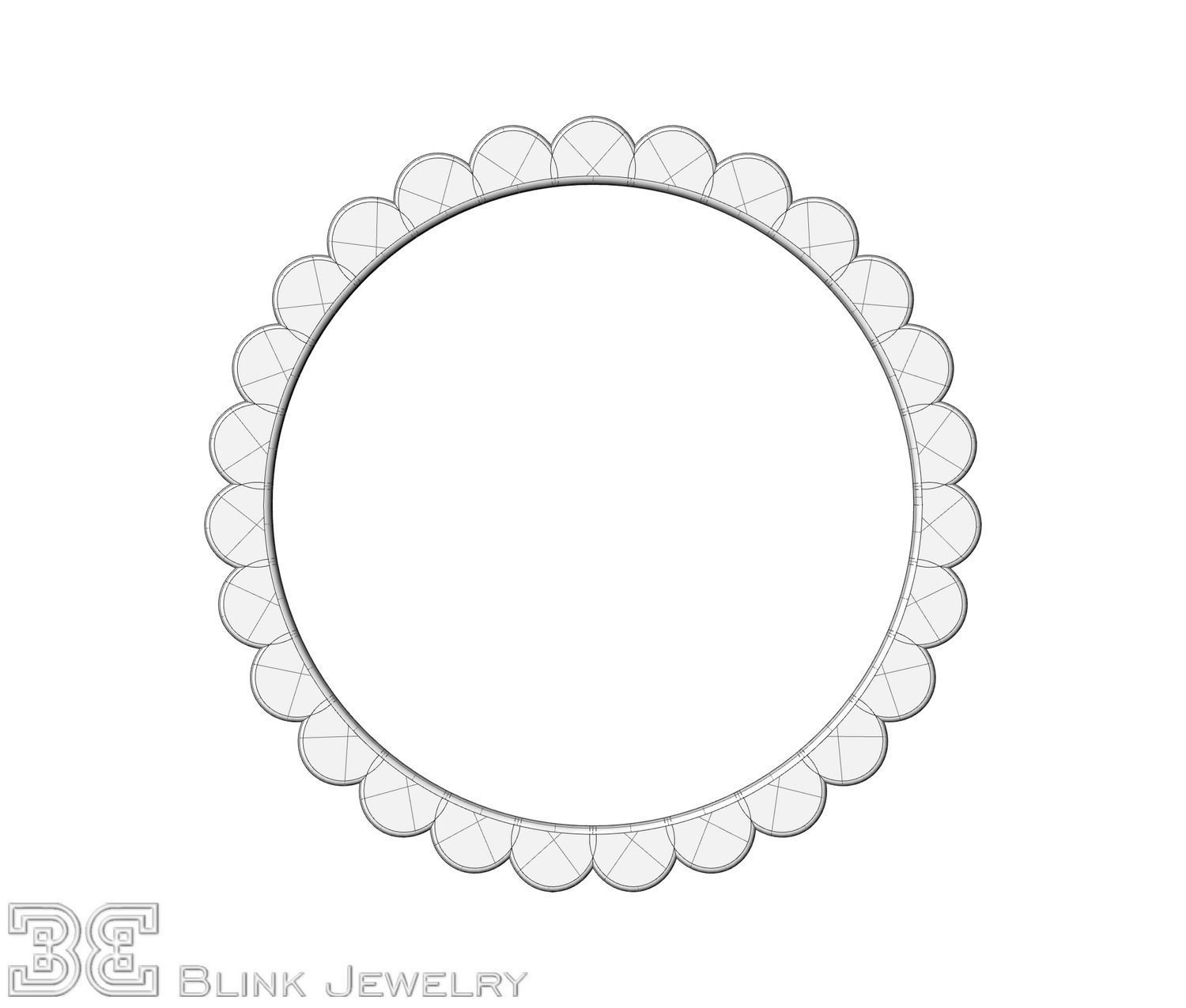 eternity ring thin stackable printable package 3D print model_16