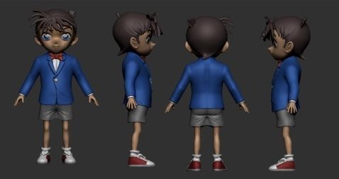 Detective Conan 3D print model_1