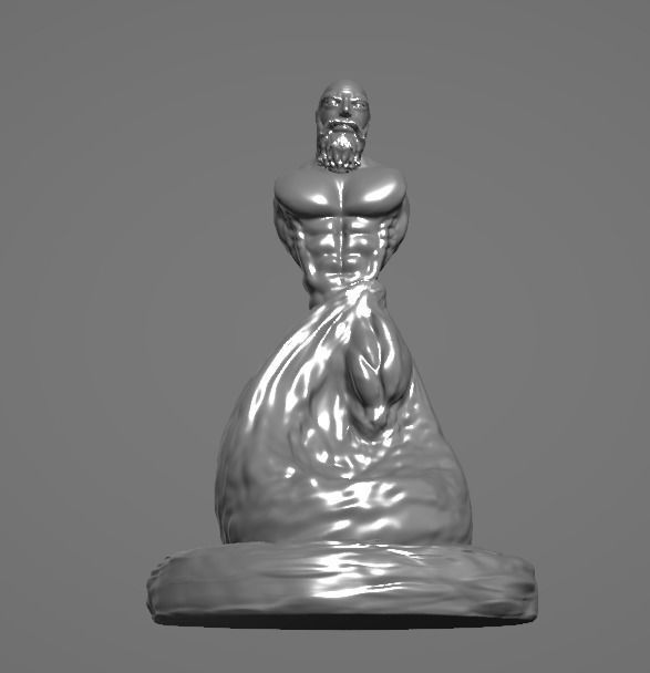 Male Sculpture - 3D 3D print model_1