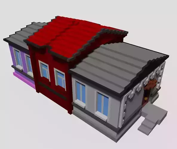 Voxel House 03