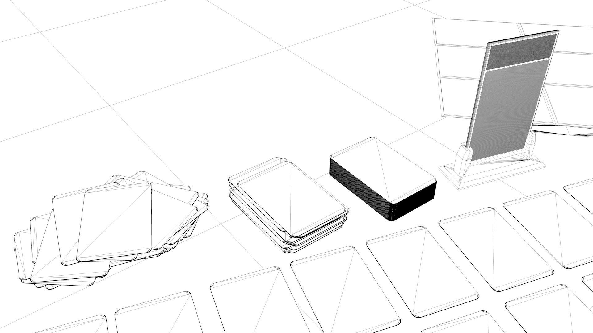 Pokemon Cards Collectors Pack Full Base Set 3D model_11