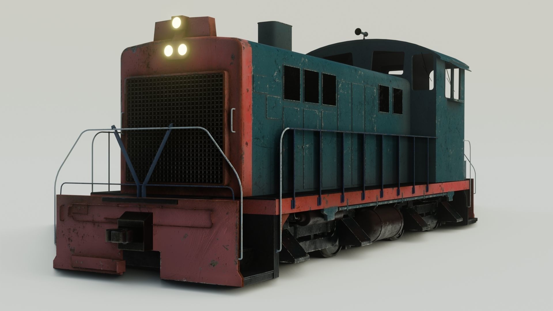 Railway Bridge 3D models complete of locomotive 3D 3D Model Collection_20