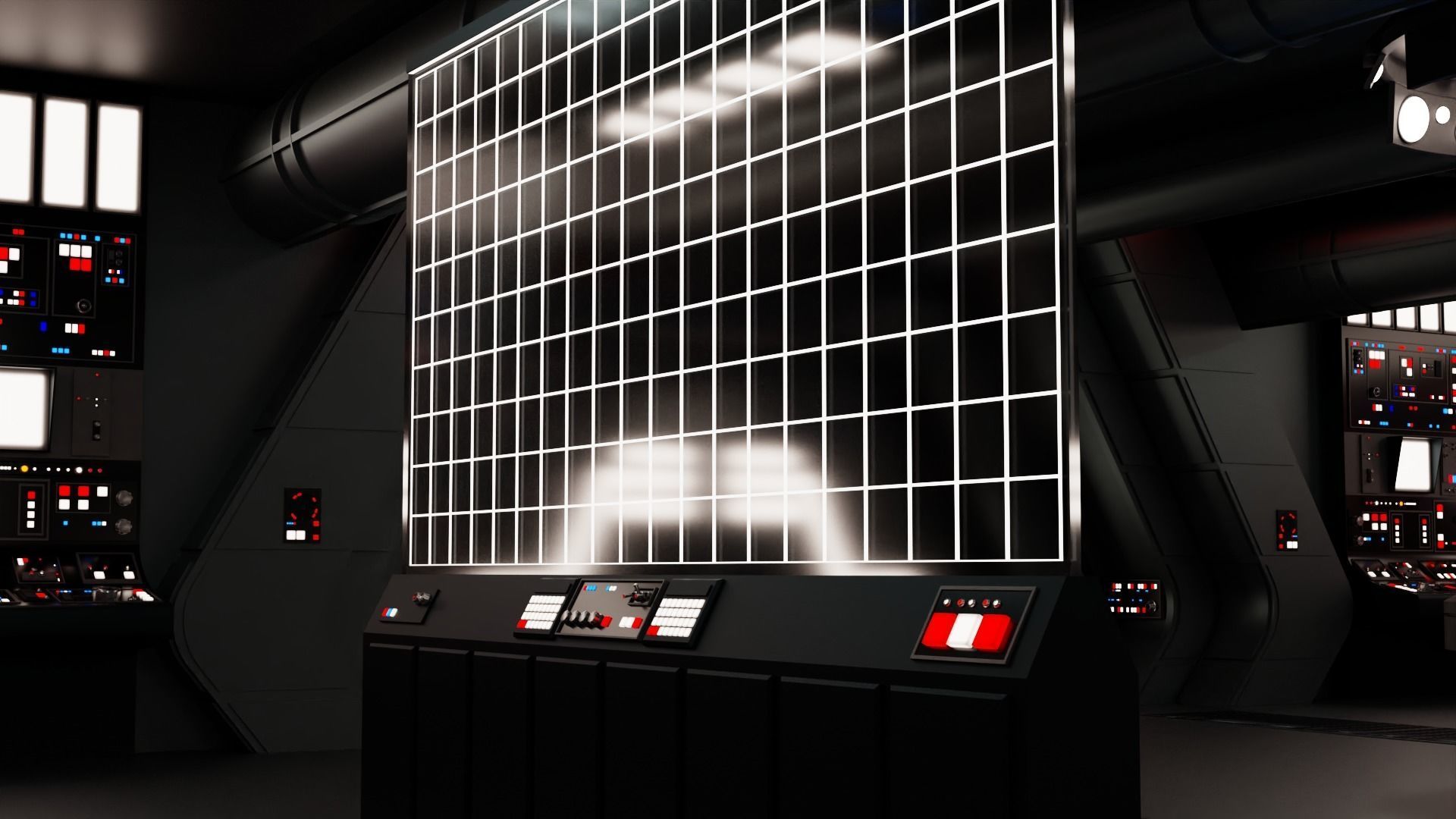 Imperial Star Destroyer Command Bridge 3D model_19