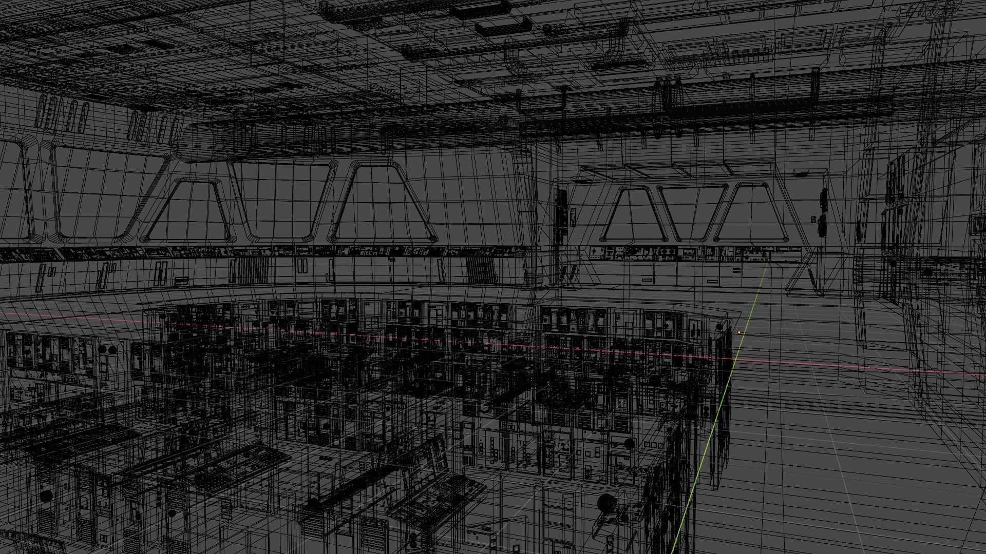 Imperial Star Destroyer Command Bridge 3D model_5