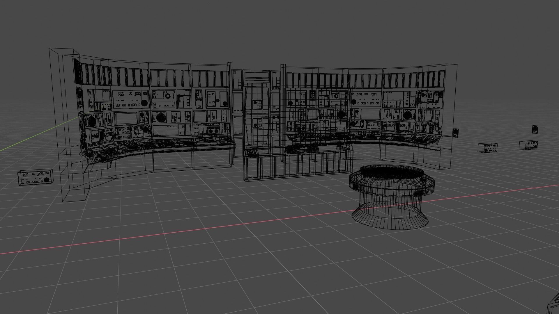 Imperial Star Destroyer Command Bridge 3D model_9