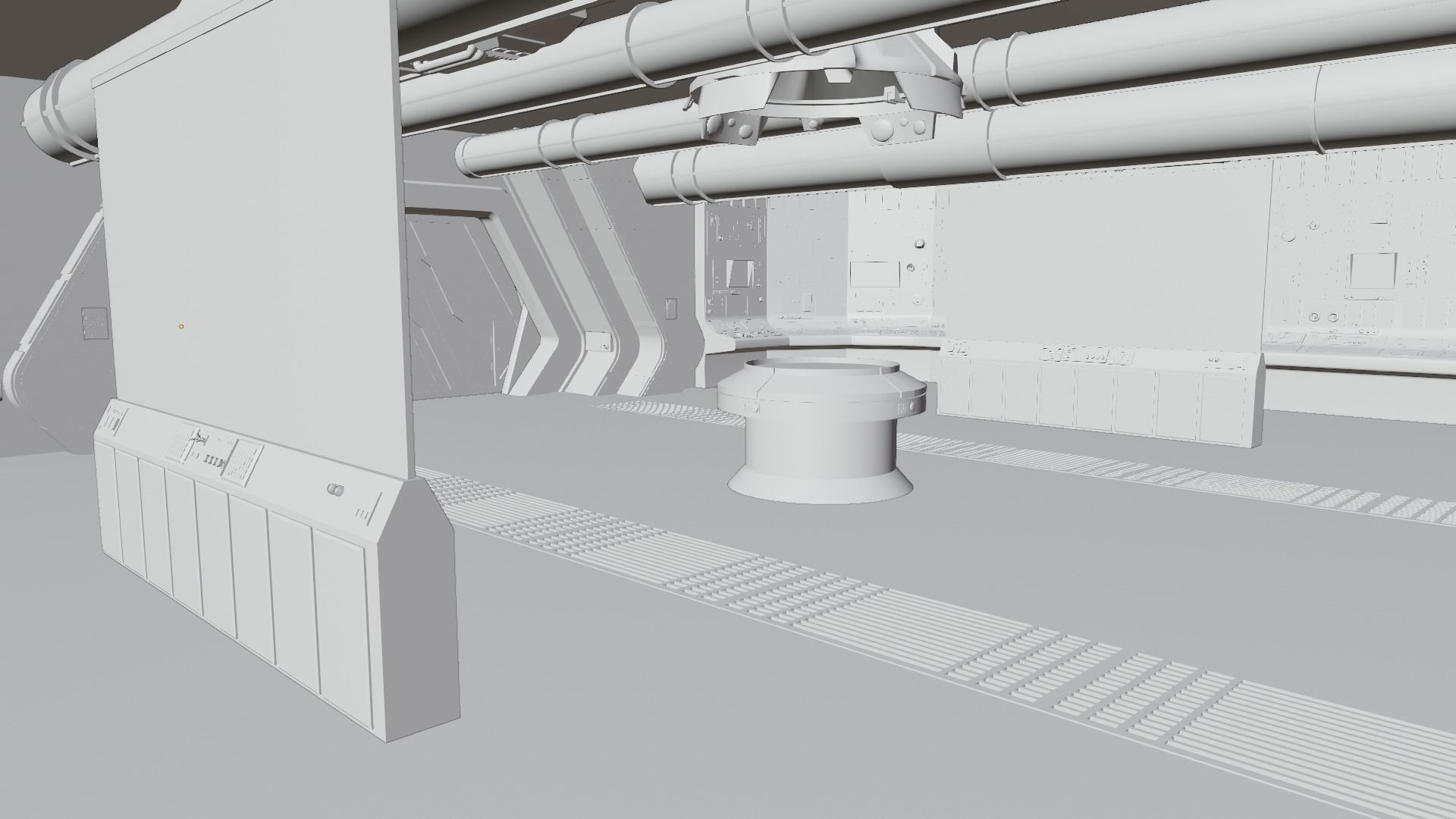 Imperial Star Destroyer Command Bridge 3D model_2