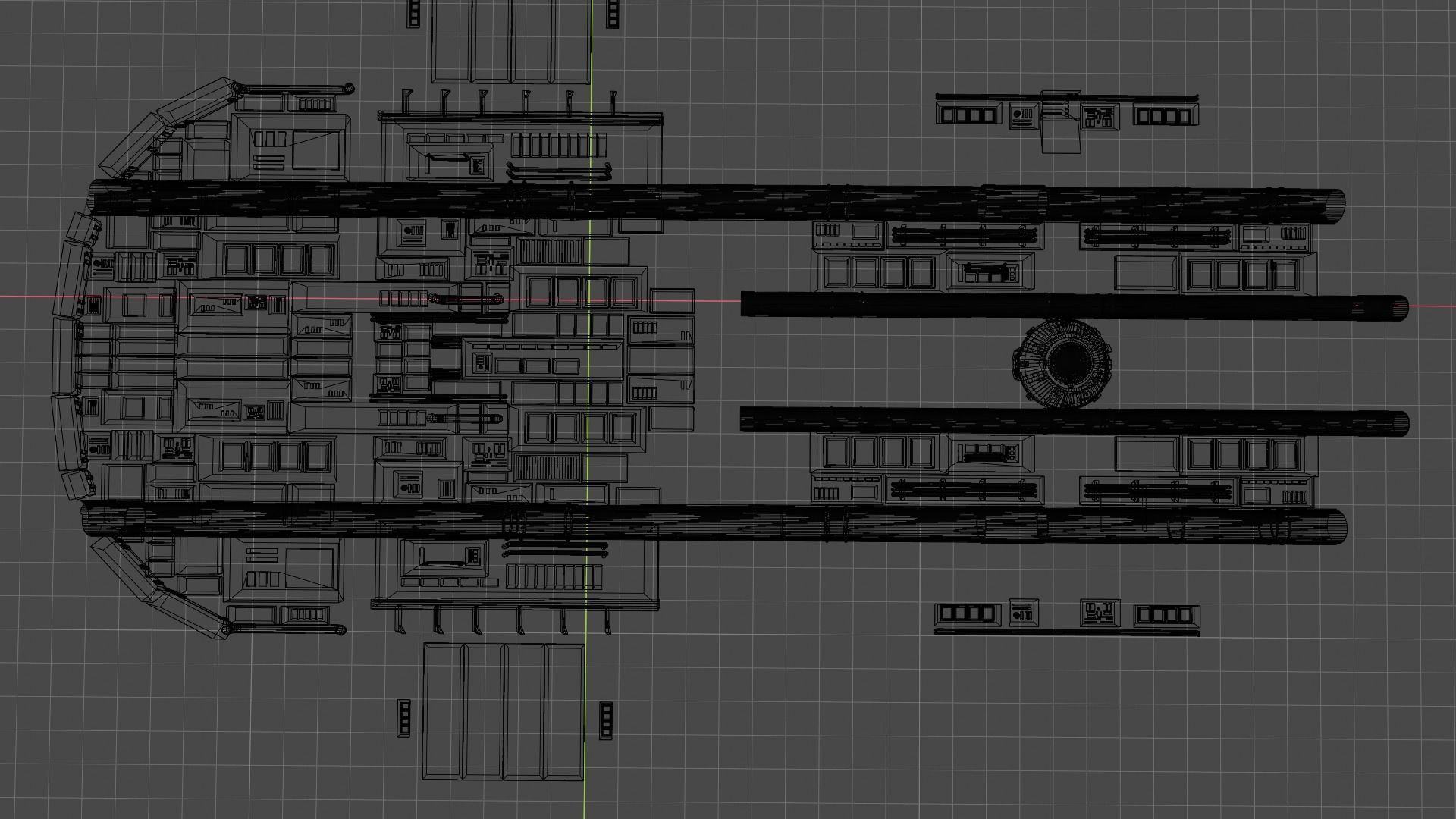 Imperial Star Destroyer Command Bridge 3D model_11