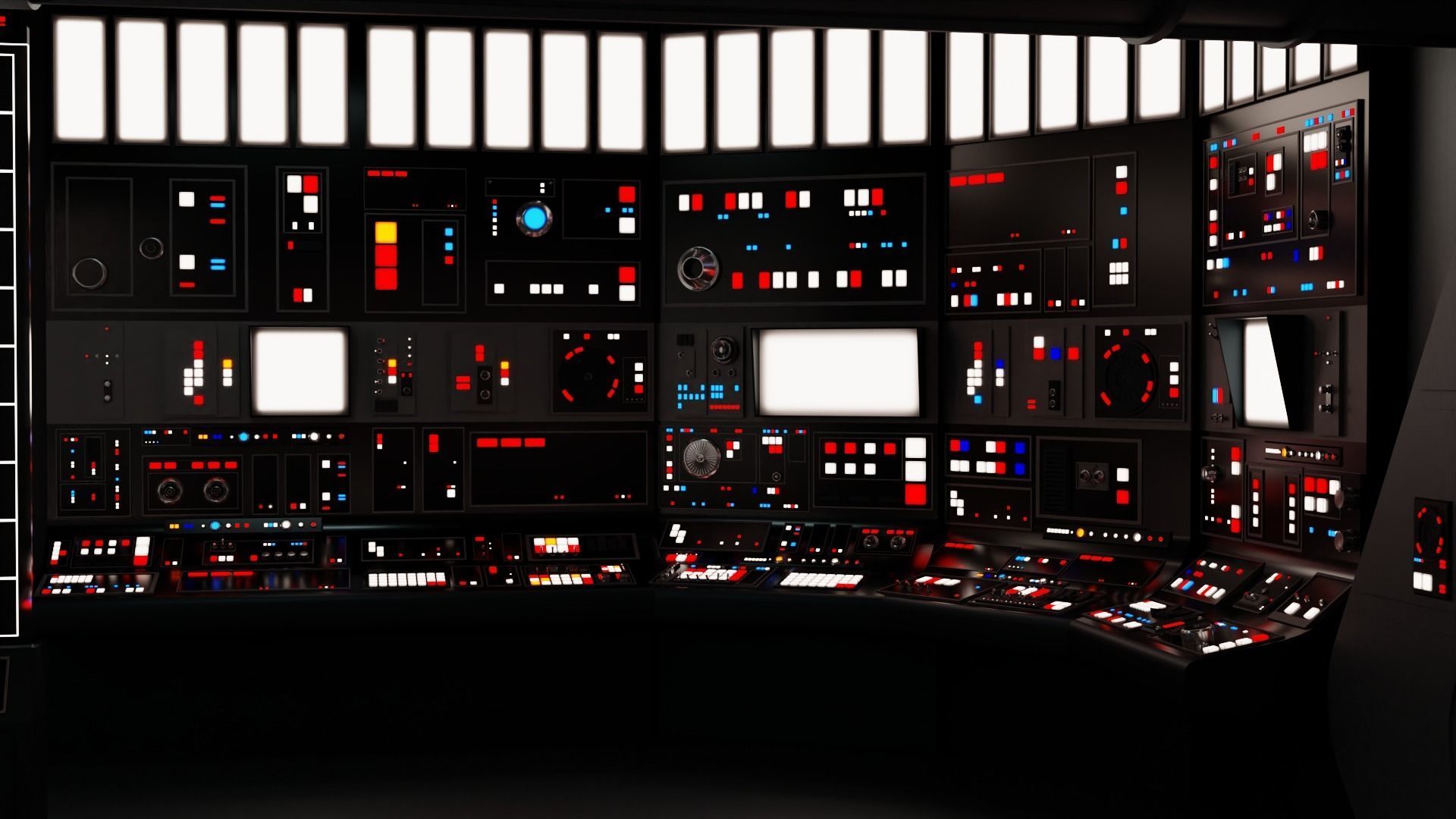 Imperial Star Destroyer Command Bridge 3D model_16