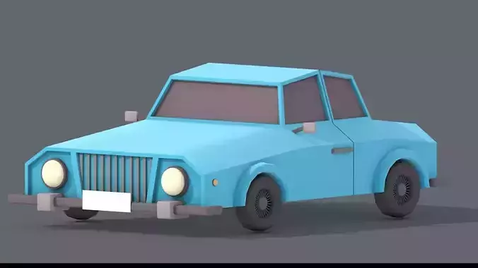 3d model car cartoon
