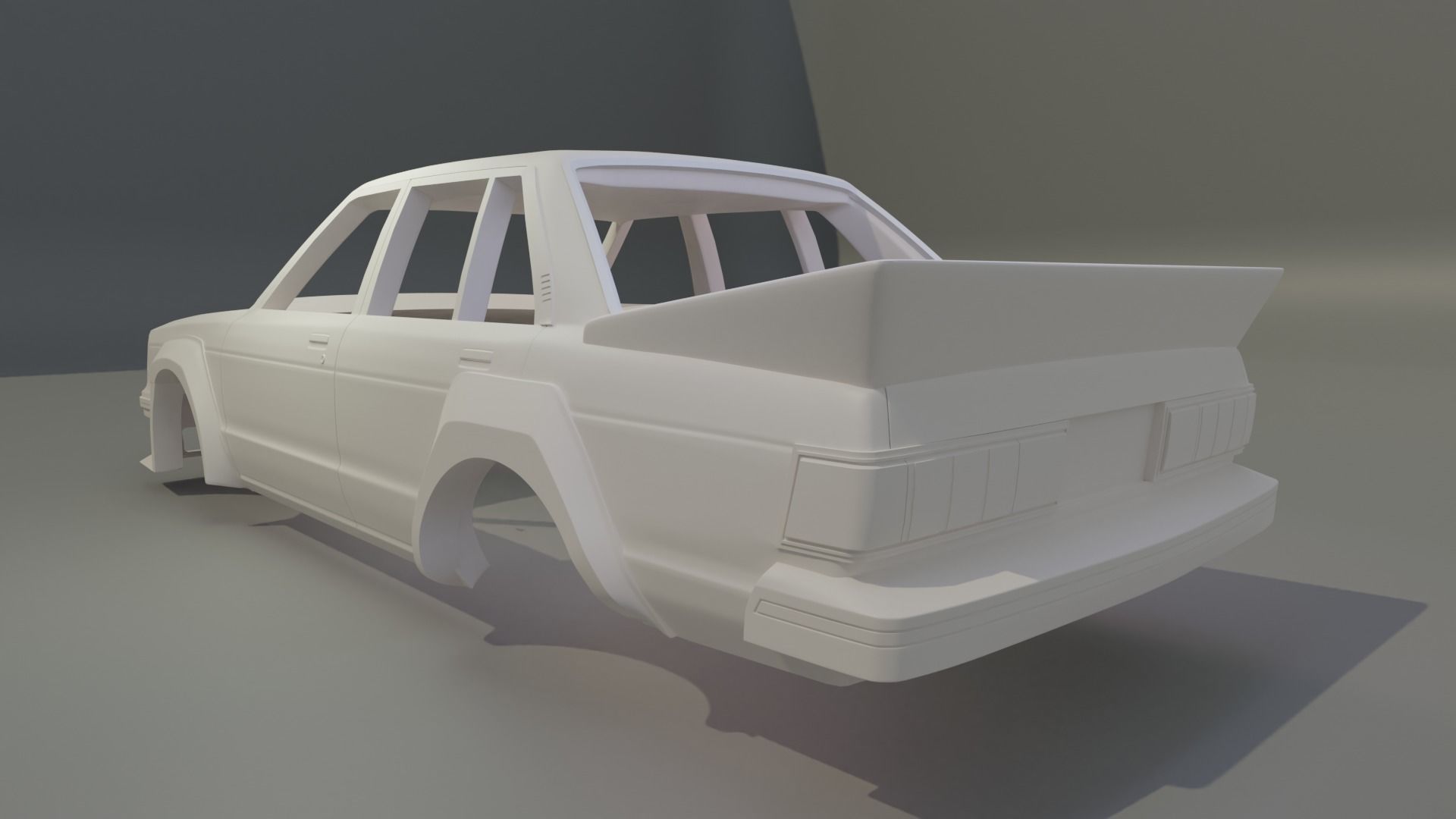 Nissan Bluebird Bathrust 3D printable Model 3D print model_1