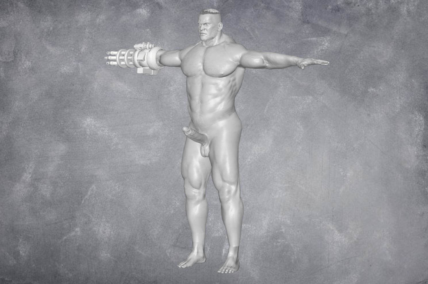 123 - Male Character  3D model_3