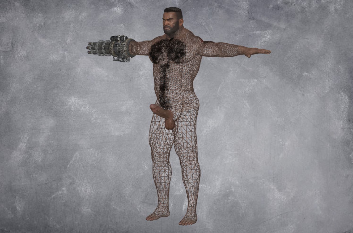 123 - Male Character  3D model_2