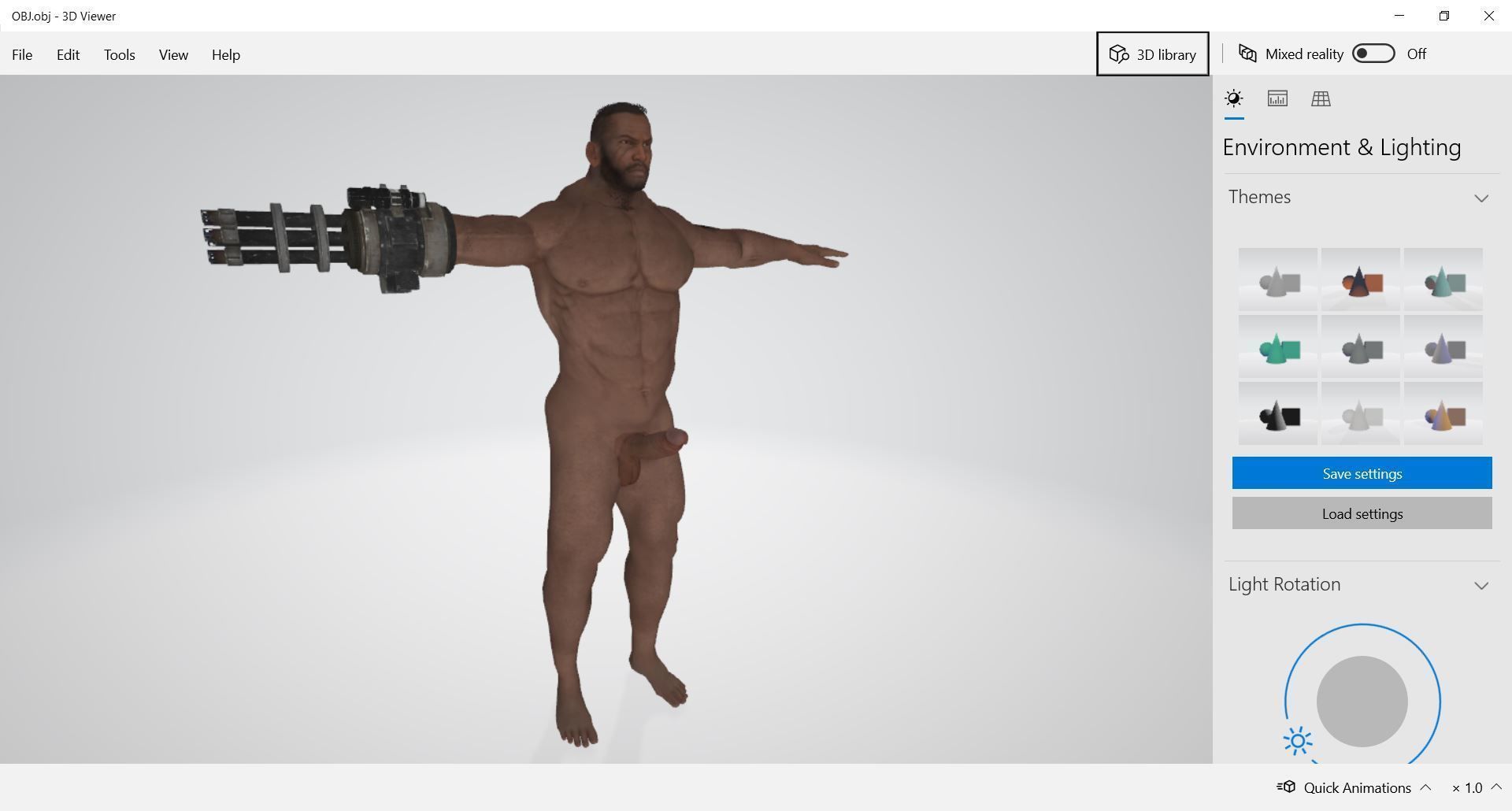 123 - Male Character  3D model_8
