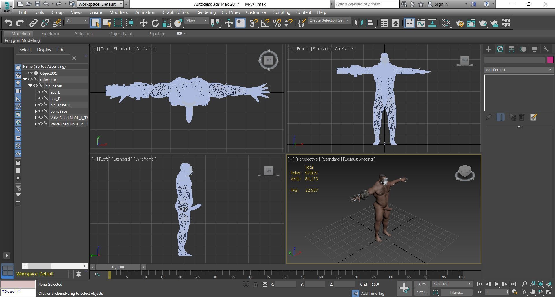 123 - Male Character  3D model_10