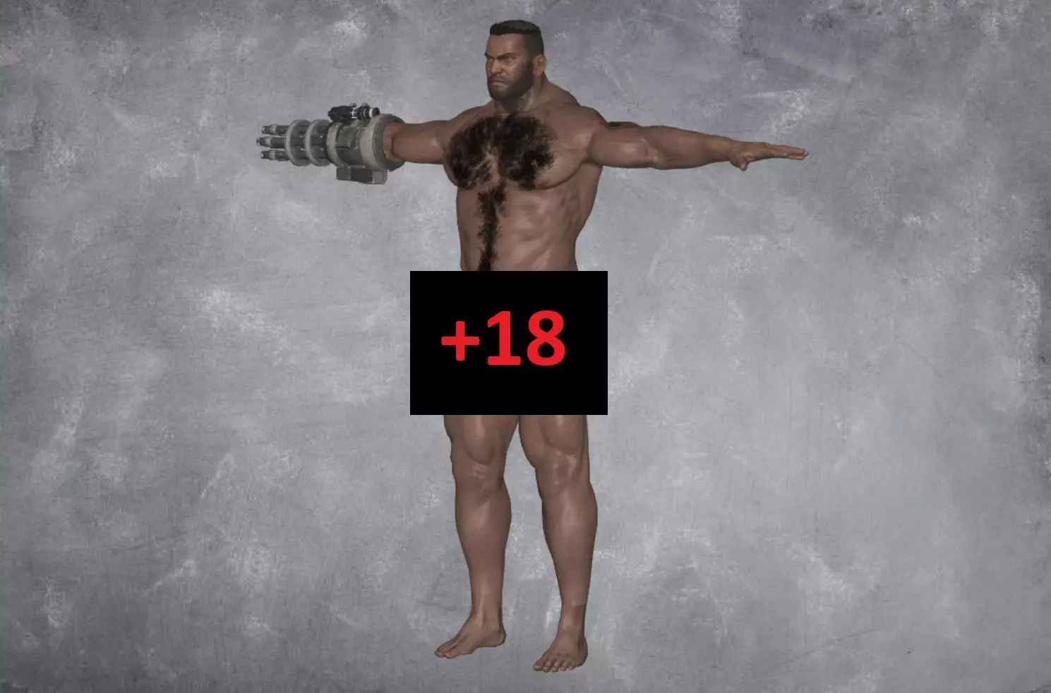123 - Male Character  3D model_0