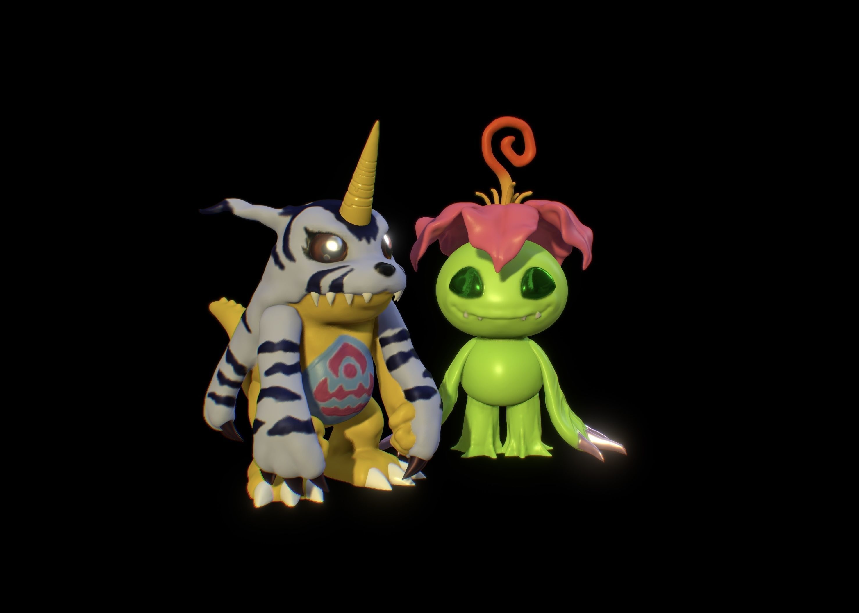 DIGIMON GABUMON figure 3d print  3D print model_1