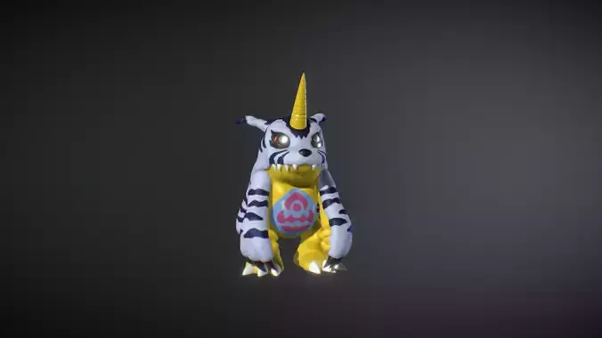 DIGIMON GABUMON figure 3d print  3D print model