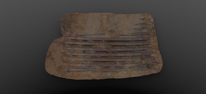 Cattle Guard Road 3D Model Asset - 16K Textures Low-poly 3D model