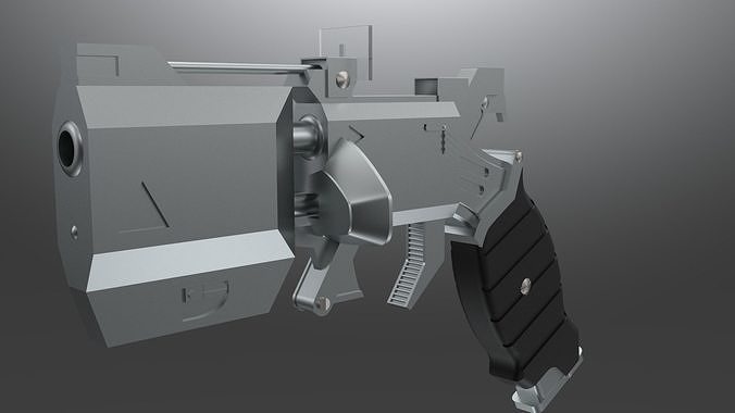 Kaito kid cards gun Free 3D model