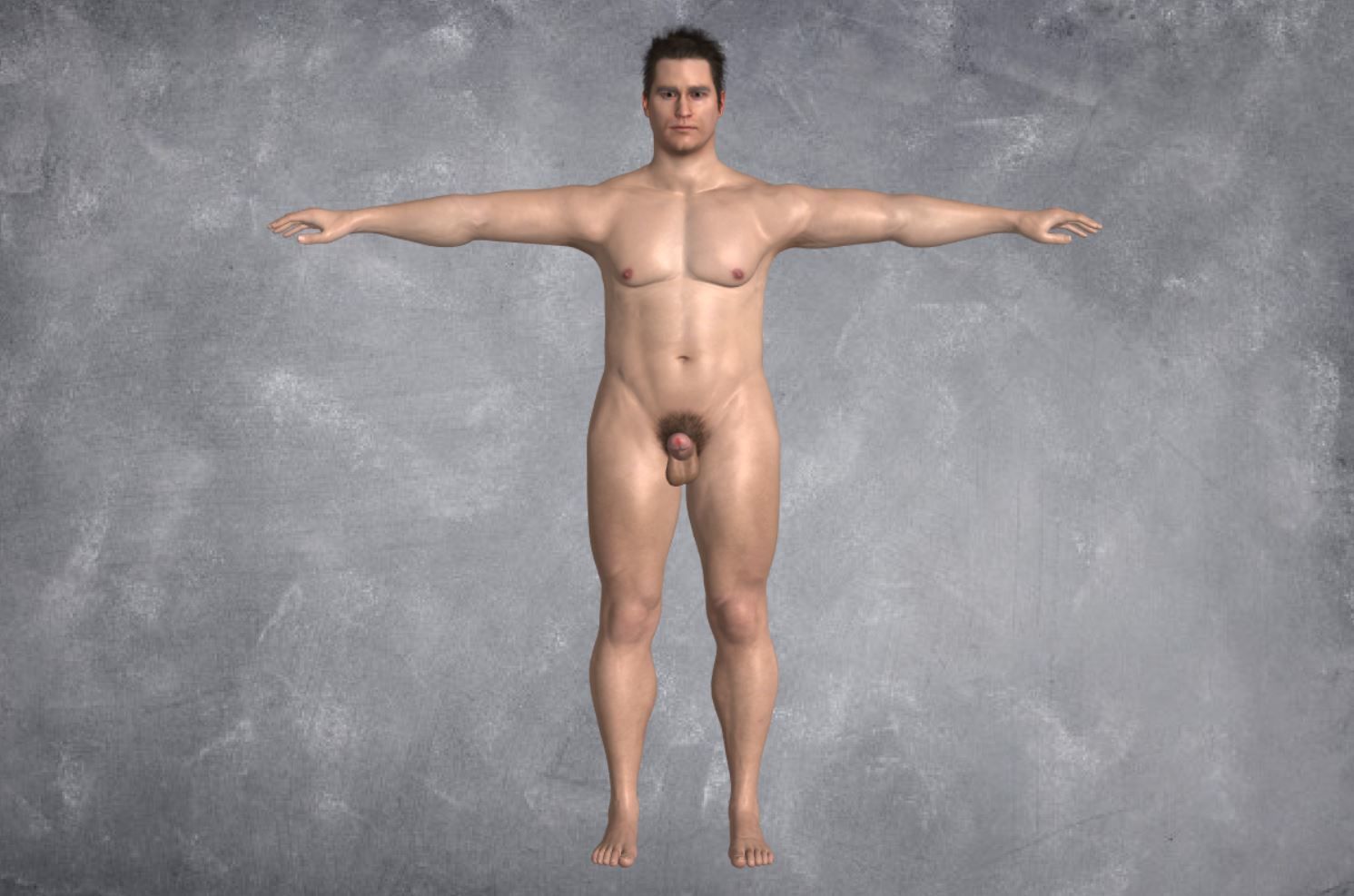 124 - Male Character  3D model_5