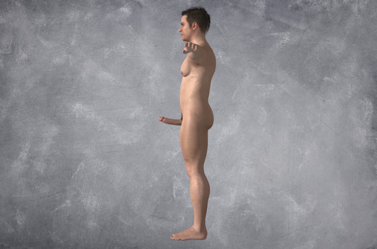 124 - Male Character  3D model_6