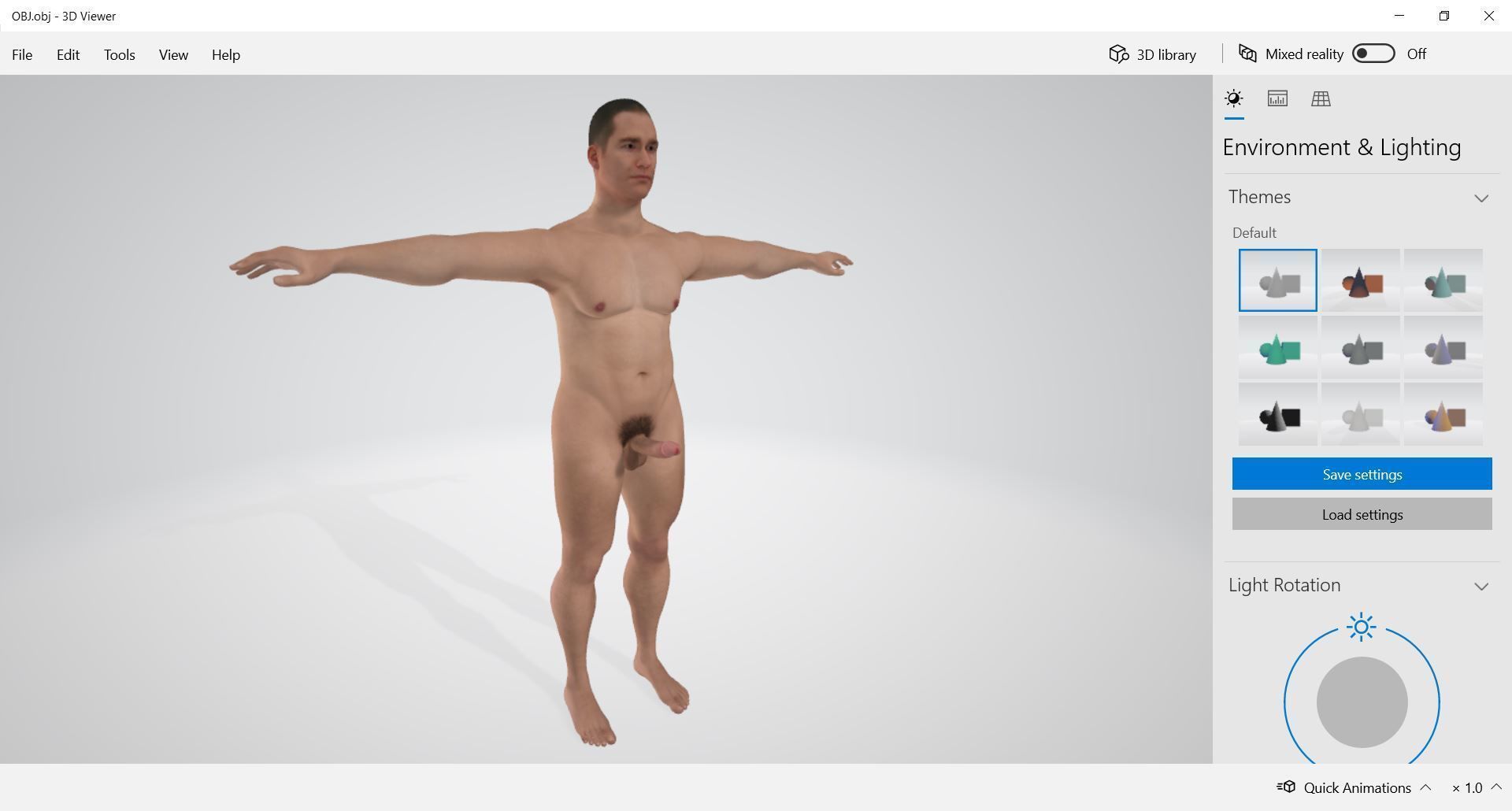 124 - Male Character  3D model_8