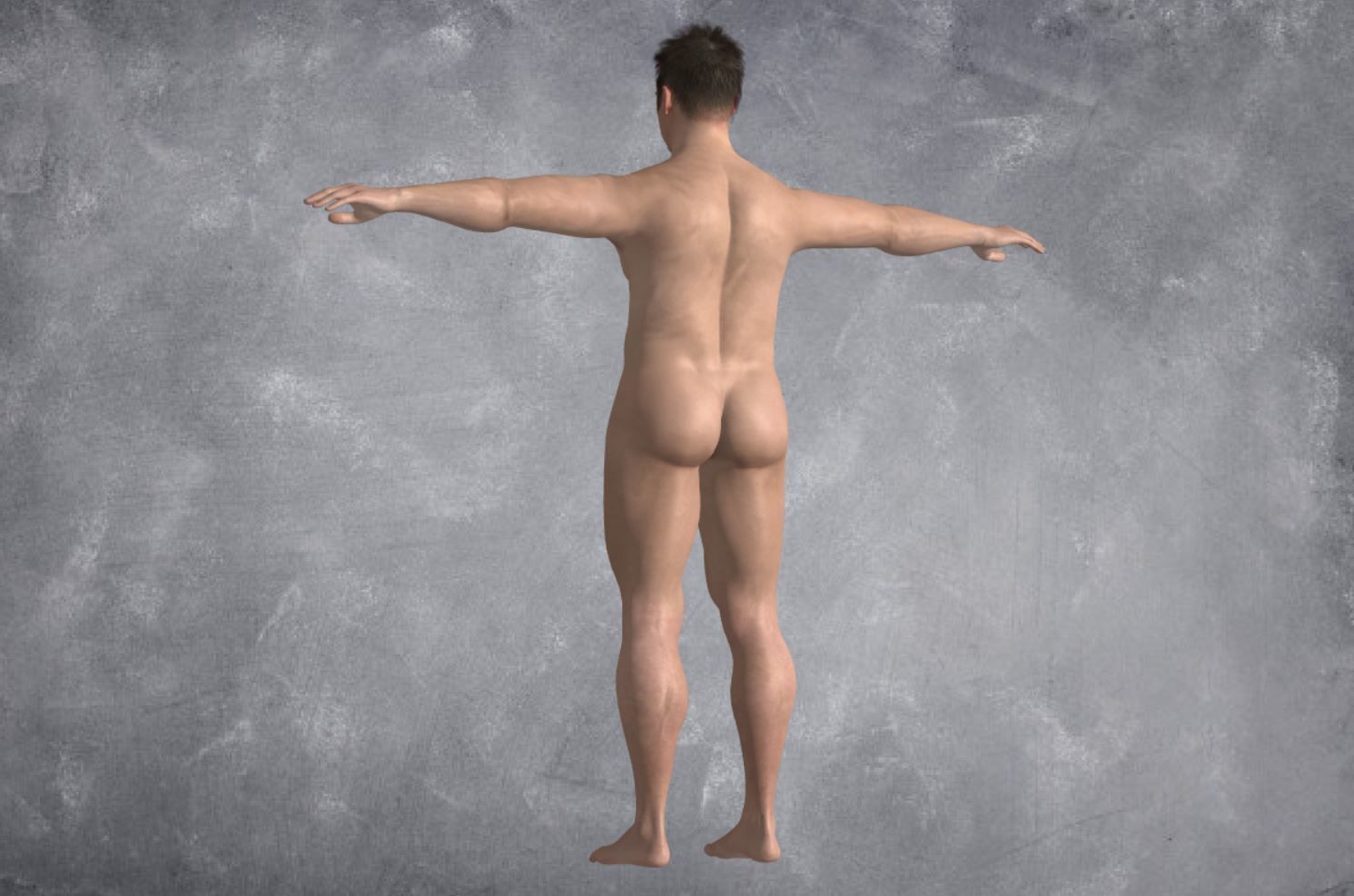 124 - Male Character  3D model_7