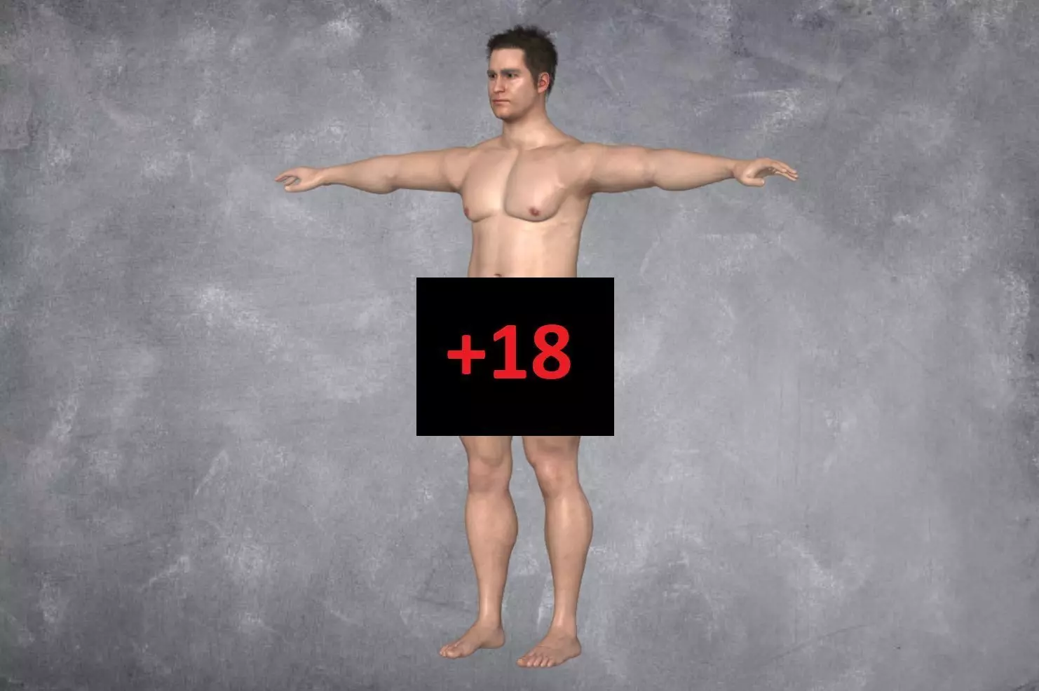 124 - Male Character  3D model_0