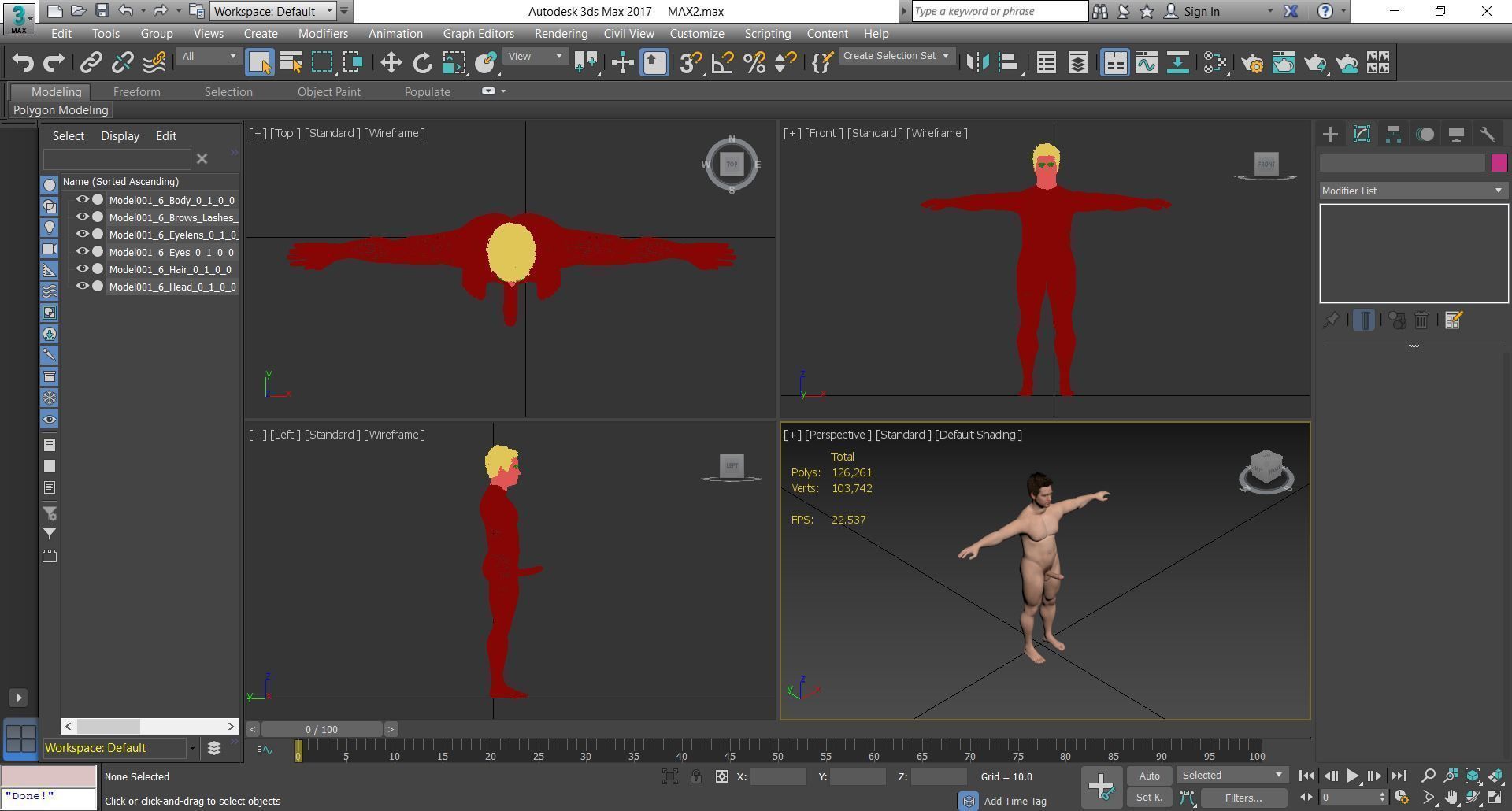 124 - Male Character  3D model_11
