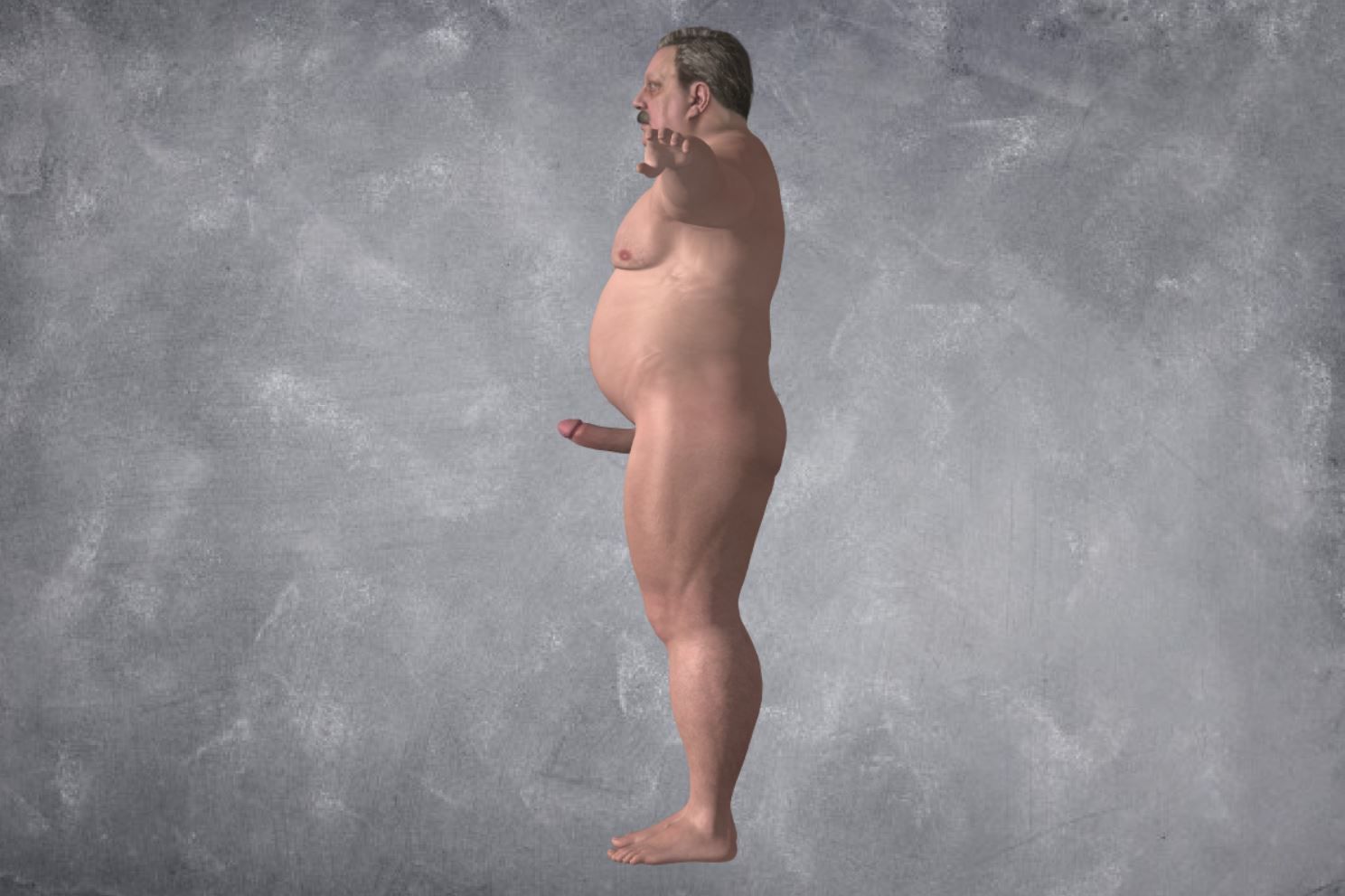 125 - Male Character  3D model_6