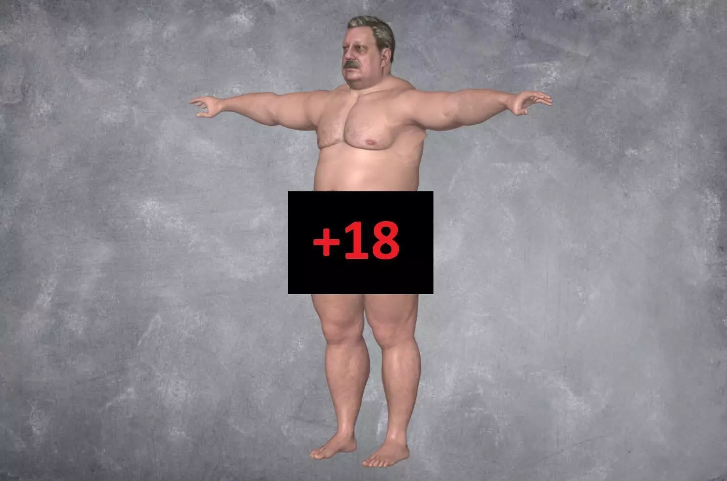 125 - Male Character  3D model_0