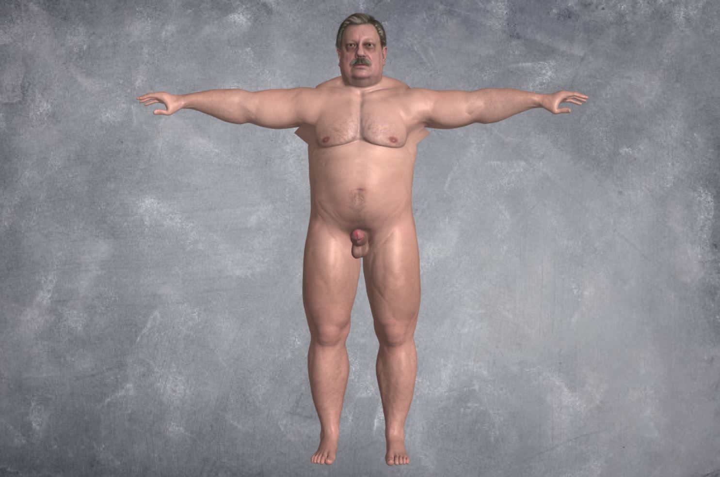 125 - Male Character  3D model_5