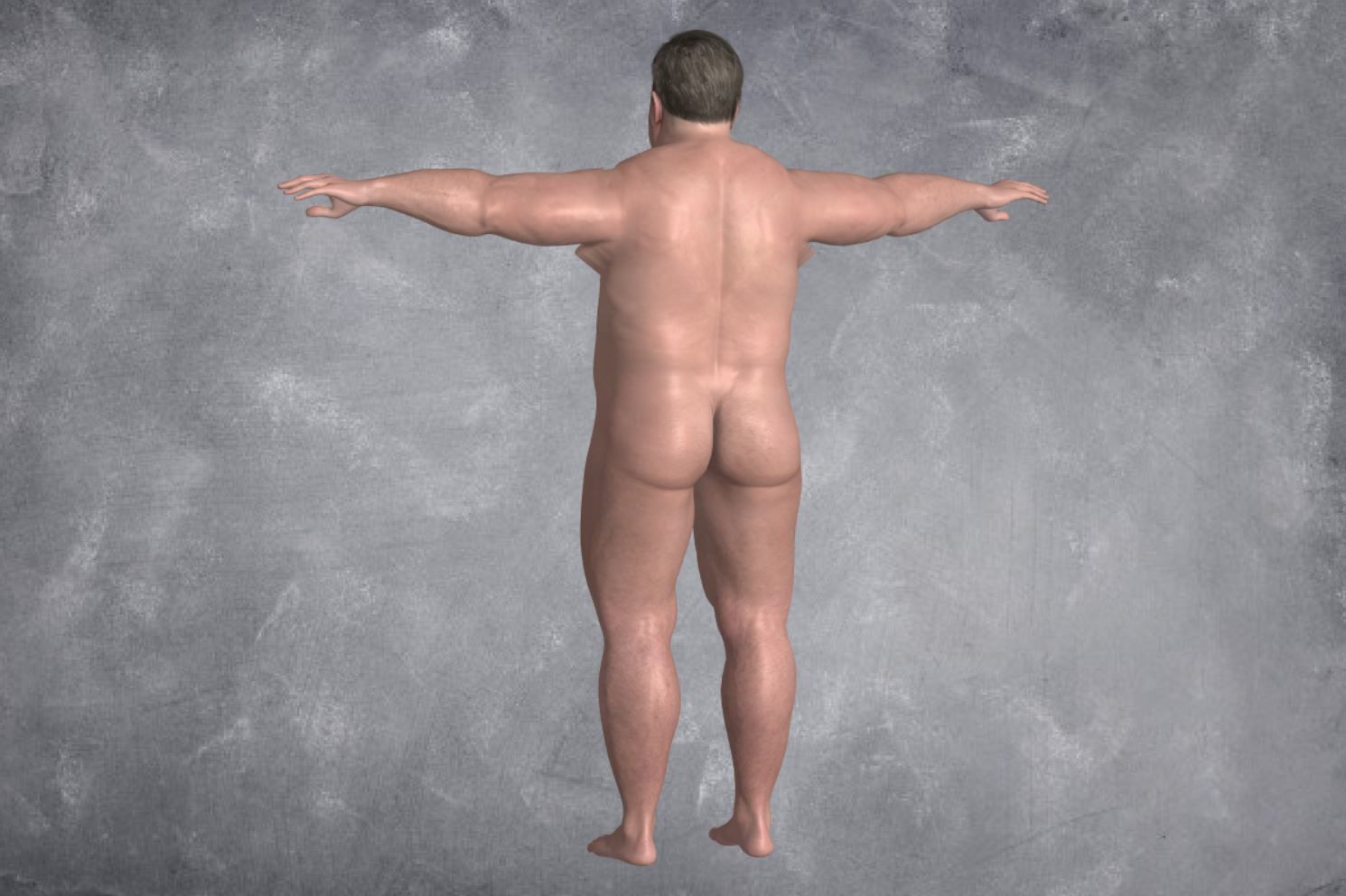 125 - Male Character  3D model_7