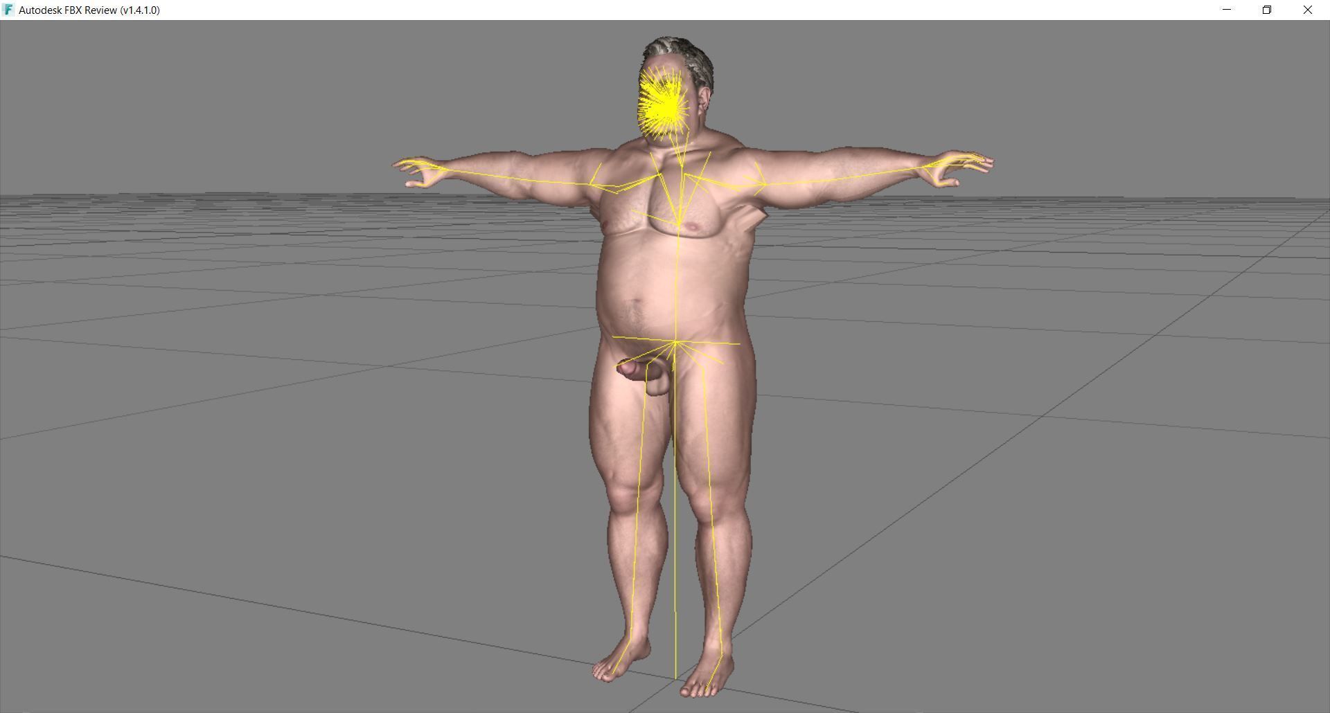 125 - Male Character  3D model_9