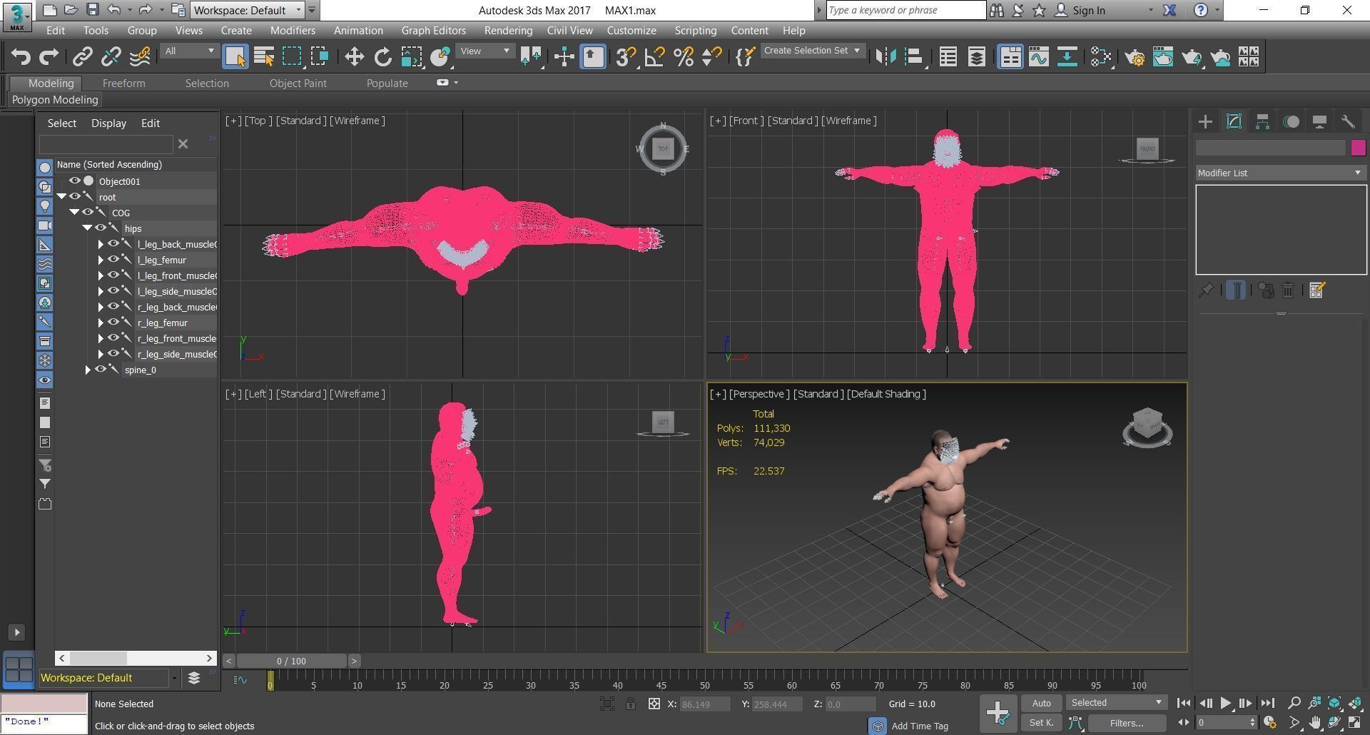 125 - Male Character  3D model_10