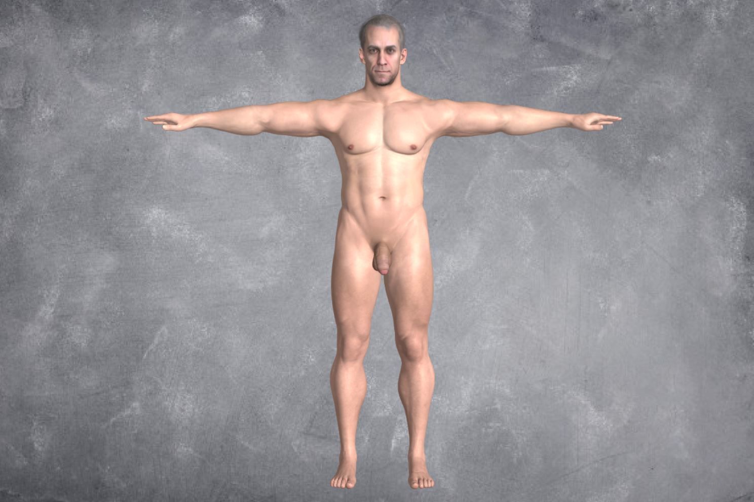 129 - Male Character 3D model_5