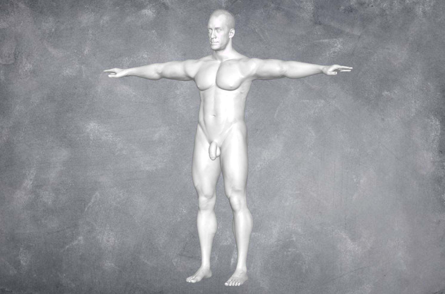 129 - Male Character 3D model_3