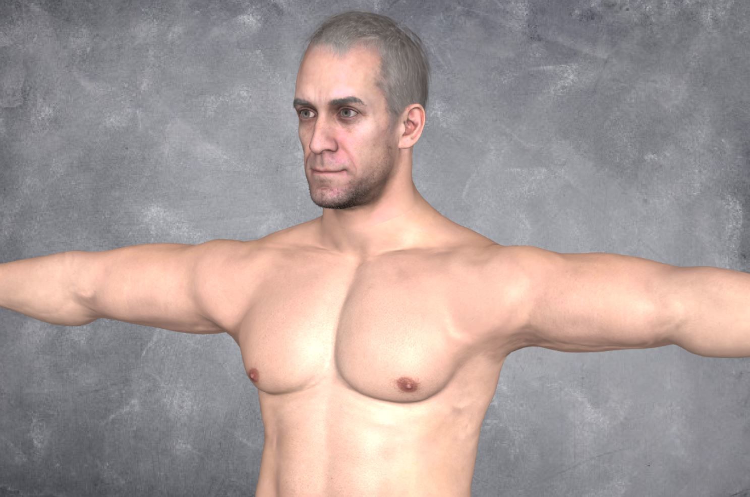 129 - Male Character 3D model_4